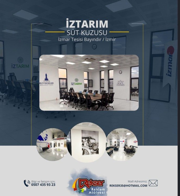 İztarım Süt Kuzusu tesis tabela ve yönlendirme uygulaması